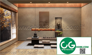 Tea Room 43 3D Model